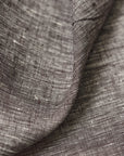 Pure Linen Fabric 2-Tone Melange 5 oz/y² Brown/Off-White [LSP-L050M]