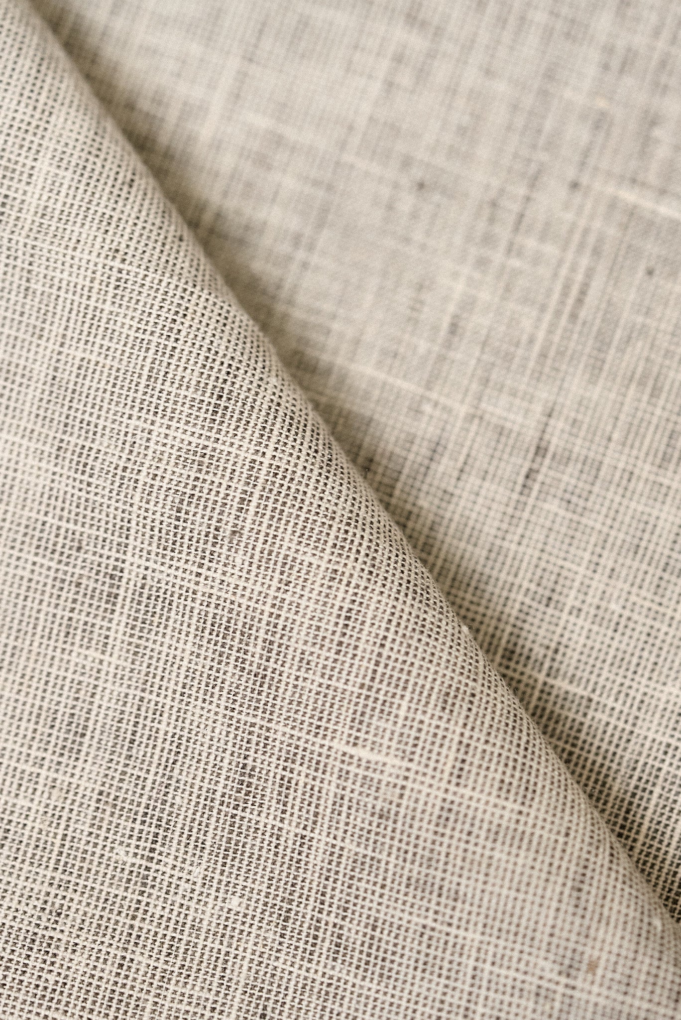 Pure Linen Fabric 2-Tone Melange 5 oz/y² Charcoal/Off-White [LSP-L050M]