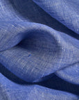 Pure Linen Fabric 2-Tone Melange 4 oz/y² Blue/Off-White [LSP-L040M]