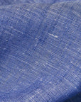 Tejido de lino puro en dos tonos jaspeado, 4 oz/yd², azul/blanquecino [LSP-L040M]