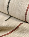 Linen Novelty Herringbone Yarn-Dyed Stripe [LND-Copper]