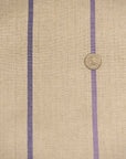 Linen Novelty Herringbone Yarn-Dyed Stripe [LND-Grape]