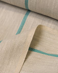 Linen Novelty Herringbone Yarn-Dyed Stripe [LND-Ocean]