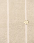 Linen Novelty Herringbone Yarn-Dyed Stripe [LND-Snow]