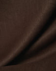 Tela de lino puro de 5,5 oz/yd² color chocolate oscuro [LSP-L055SW]