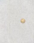 Pure Linen Tile Flower Embroidered Fabric [LNE-STY2]