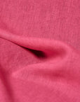 Tela de lino puro de 4,5 oz/yd², color rosa intenso [LSP-L045]