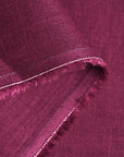 Tela de lino puro de 5,5 oz/yd² color fucsia [LSP-L055SW]