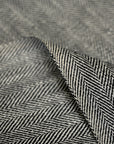 Linen Novelty Herringbone Yarn-Dyed Fabric [LNG-Char]