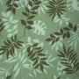 (Swatch) Pure Linen Hawaiian Leaves Print Fabric