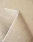 Pure Linen Herringbone Fabric 10 oz/y² - Oatmeal (LNF-Oatmeal)