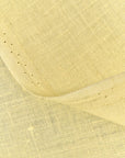 Tela de lino puro de 4,5 oz/yd², color amarillo pálido [LSP-L045]