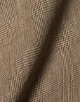 Pure Linen 2-Tone Plaid Jacquard Fabric [LNJ-PB10]