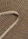 (Swatch) Pure Linen 2-Tone Plaid Jacquard Fabric