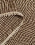 Pure Linen 2-Tone Plaid Jacquard Fabric [LNJ-PB10]