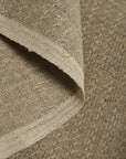 Tejido jacquard hexagonal natural de lino puro [LNJ-HXNT]