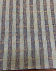 Pure Linen 3-Tone Jacquard Stripe Fabric White/Natural/Blue [LNY-JS3T]