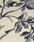 (Swatch) Pure Linen Grape Vines Print Fabric